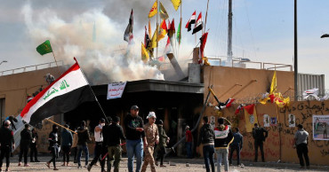 Air base housing U.S. troops in Iraq hit by mortar amid escalating tension over Soleimani