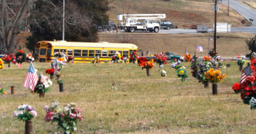 School bus joins funeral procession for long-serving driver