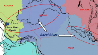 4 bodies found floating in Rajshahi's Baral River