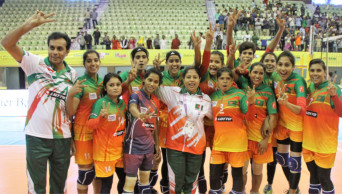 Bangamata Volleyball: Bangladesh makes flying start beating Afghanistan 3-0 