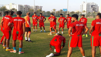 FIFA, AFC qualifiers: Bangladesh makes first training in Muscat Tuesday