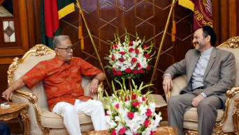 Outgoing Iranian envoy meets President