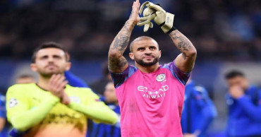 Walker plays in goal as Man City held 1-1 by Atalanta in CL