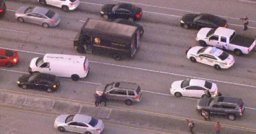 Chase with stolen UPS truck ends with shootout, 4 dead