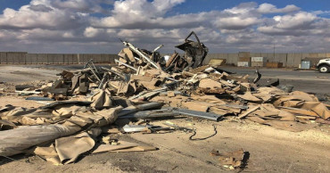 US troops clear rubble from Iraq base days after Iran strike