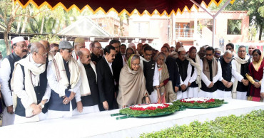 New AL committee pays tributes to Bangabandhu at Tungipara