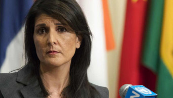 UN Ambassador Haley resigning; she gives no reason
