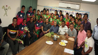 Hockey players Association wishes Women’s Hockey team good luck 