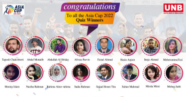 16 win UNB’s Asia Cup 2022 Quiz Competition