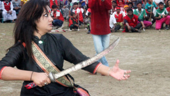 Ruponti: Carrying the torch of lathi-khela