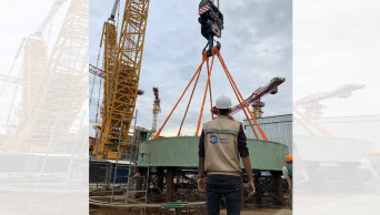 Reactor support truss installed at Unit 1 of  Rooppur Nuke Plant 