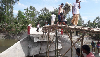 The curious case of three bridges in Kurigram 