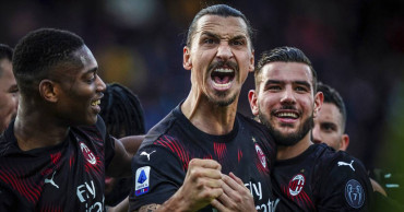 Ibrahimović scores to help Milan win 2-0 at Cagliari