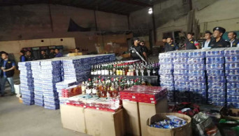 Fu Wang Club sealed off after recovery of huge illegal liquor