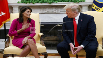 UN's Nikki Haley to leave in latest Trump shake-up