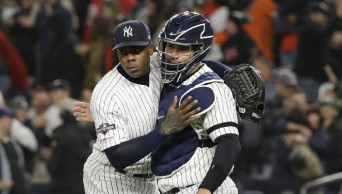 LeMahieu, Hicks lift Yanks over Astros, close to 3-2 in ALCS