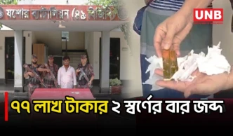 যশোরে বিজিবির বড় সফলতা:৩৫০ গ্রাম স্বর্ণের বারসহ পাচারকারী গ্রেফতার | Gold Smuggling | BD | BGB | UNB