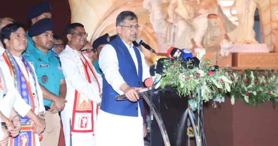 Home Minister stresses equal rights, religious freedom for all on Durga Puja