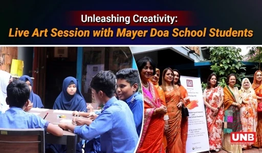 Unleashing Creativity: Live Art Session with Mayer Doa School Students