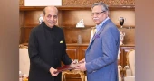 রাষ্ট্রপতির নিকট ভারতের নবনিযুক্ত হাইকমিশনারের পরিচয়পত্র পেশ