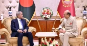 ভারতের সঙ্গে সম্পর্ক জোরদারে অমীমাংসিত ইস্যু সমাধানের আহ্বান রাষ্ট্রপতির