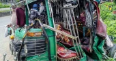 ময়মনসিংহে বাসচাপায় নিহত ২, আহত অন্তত ১০