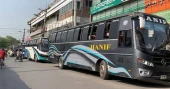 জেলা প্রশাসনের সমঝোতায় ১২ ঘণ্টা পর রাজশাহীতে বাস চলাচল স্বাভাবিক