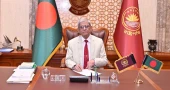 বঙ্গভবনে দাপ্তরিক কার্যক্রম শুরু করলেন রাষ্ট্রপতি মির্জা ফখরুল