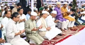 ঈদের প্রধান জামাতে ফিলিস্তিন-ইরানের নির্যাতিত মুসলমানদের জন্য দোয়া