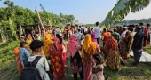 রাজবাড়ীতে মাটিতে পুতে রাখা মা-মেয়ের মরদেহ উদ্ধার