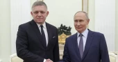 Putin holds talks with Slovakian PM Fico, in a rare visit to Moscow by an EU leader