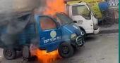 Police vehicle fire in Ramna due to mechanical fault: DMP