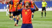 Teen star Lamine Yamal strikes early in first World Cup start for Spain