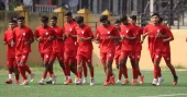 SAFF U-19 Champs: Bangladesh team make first practice session in India 