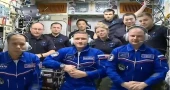 US-Russian crew starts 8-month mission on the ISS