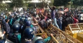  July Oikya march to EC blocked by police