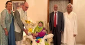 Outgoing German envoy meets Khaleda