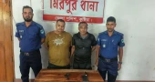 Two alleged muggers caught by locals after robbery attempt in Kushtia