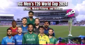ICC Men’s T20 World Cup 2024: Groups, Match Fixtures, and Venues