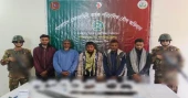 Five held with illegal arms in Sylhet raid