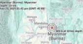 5.3 magnitude earthquake strikes off Myanmar coast, tremors felt in Thailand