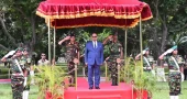 Acting President begins official duties at Bangabhaban