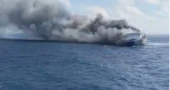 Five dead, 41 missing after ferry catches fire off Indonesia