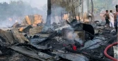 Eleven houses gutted in fire at Teknaf
