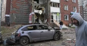 Russian drone and missile attacks kill 2 in Ukraine