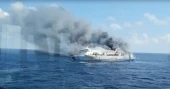 5 killed, dozens missing after ferry catches fire off Indonesia's Java island