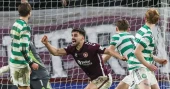 Hearts hold Celtic in dramatic draw as title race tightens