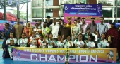 Inter District Women's Volleyball: Satkhira DSA emerged champions beating Rajshahi DSA in final