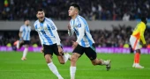 Almada rescues 10-man Argentina in 1-1 draw against Colombia in World Cup Qualifier