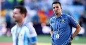 Tearful Scaloni says Argentina cannot replace Messi